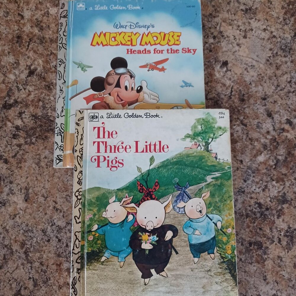 Set of Two Little Golden Books